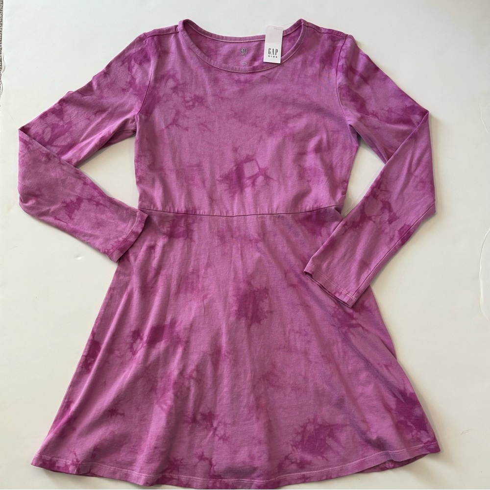 NWT Gap Tie Dye Long Sleeve Dress